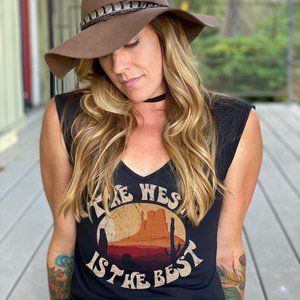 Boho - "The Doors" Inspired Sleeveless V-neck